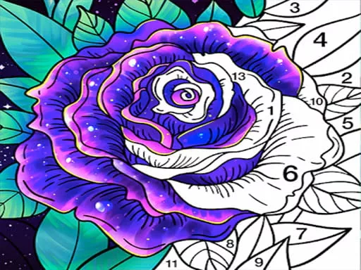 Coloring Book Color by Number - game thumbnail image