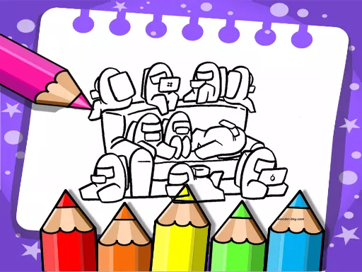 Coloring Book for Among Us - game thumbnail image
