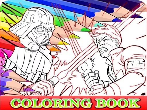 Coloring Book for Darth Vader - game thumbnail image