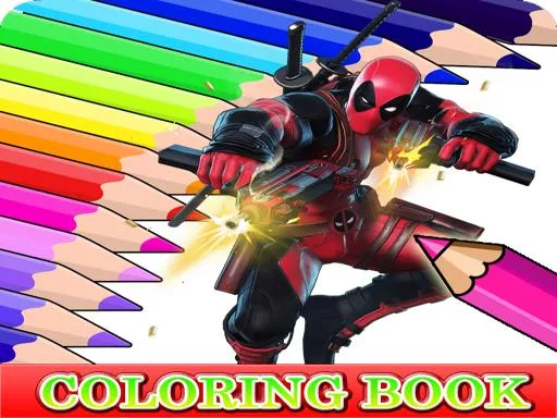 Coloring Book for Deadpool - game thumbnail image