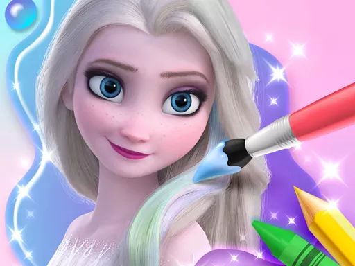 Coloring Book For Elsa - game thumbnail image