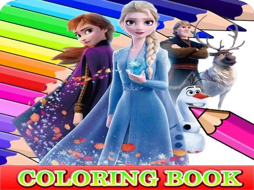 Coloring Book for Frozen Elsa - game thumbnail image