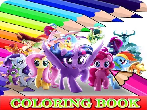 Coloring Book for My Little Pony - game thumbnail image