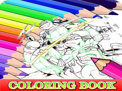 Coloring Book for Ninja Turtle - game thumbnail image