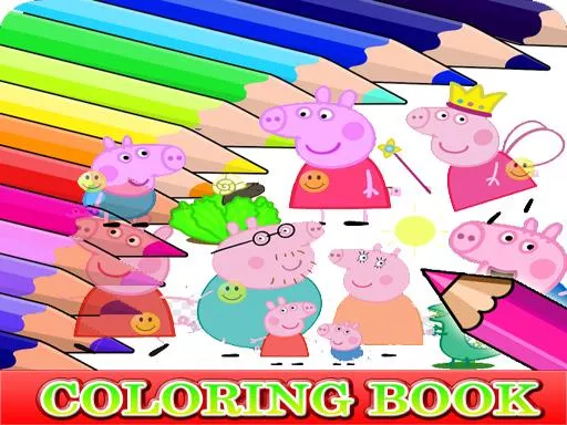 Coloring Book for Peppa Pig - game thumbnail image