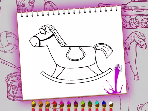 Coloring Book: Toy Shop - game thumbnail image