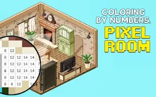 Coloring by Numbers. Pixel Room - game thumbnail image