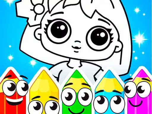 Coloring Dolls - game thumbnail image
