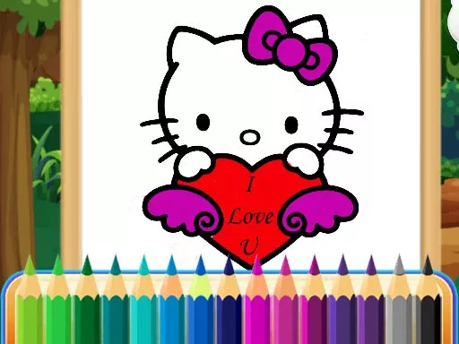 Coloring Kitty - game thumbnail image