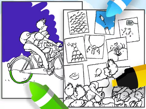 Coloring Mees Kees - game thumbnail image