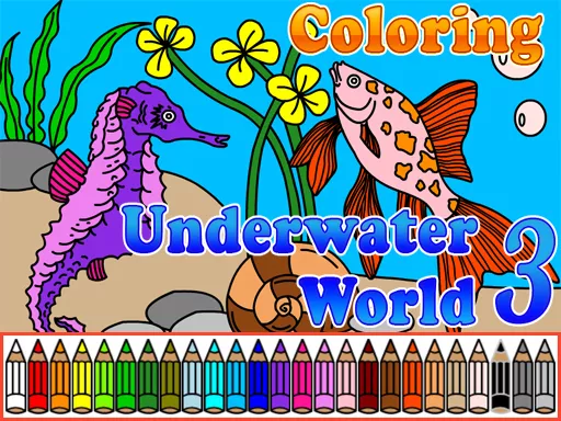 Coloring Underwater World 3 - game thumbnail image