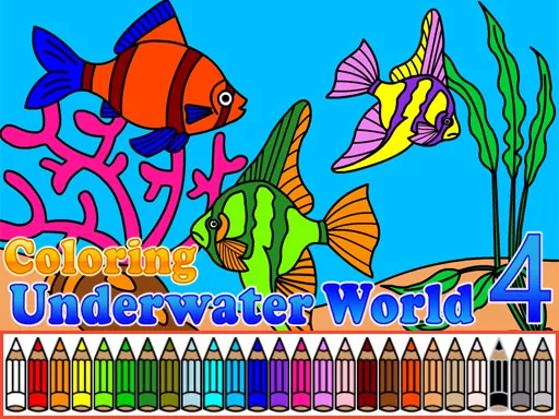 Coloring Underwater World 4 - game thumbnail image