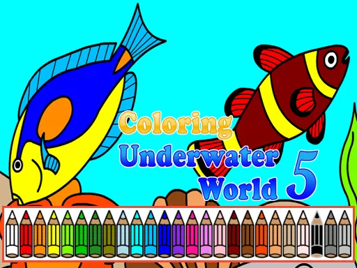 Coloring Underwater World 5 - game thumbnail image