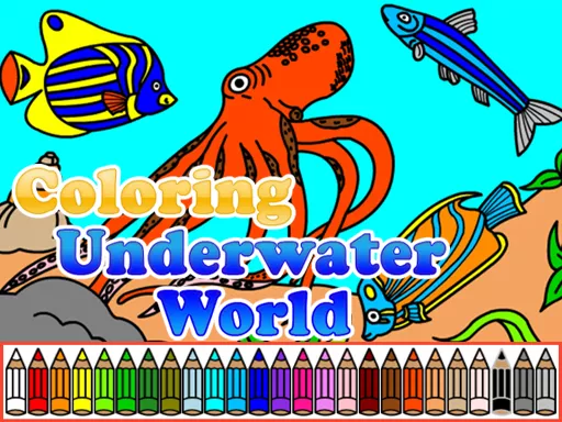 Coloring Underwater World - game thumbnail image