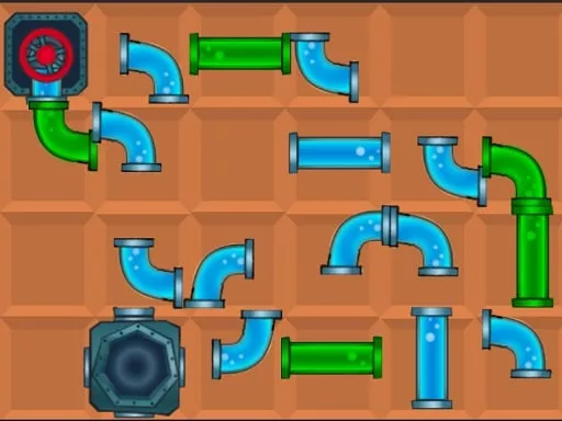Connect the Pipes 2d - game thumbnail image