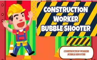 Construction Worker Bubble Shooter - game thumbnail image