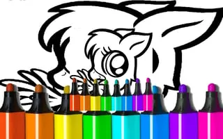 Cool Anime Animals Coloring - game thumbnail image