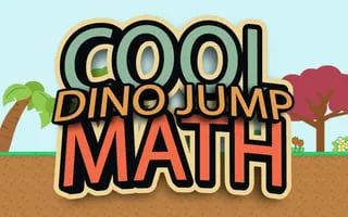 Cool Dino Jump Math - game thumbnail image