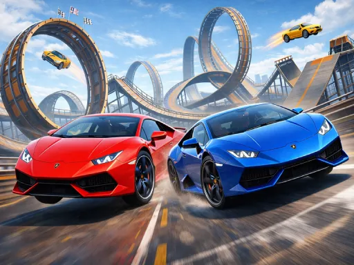 Cool SuperCars Stunts PvP - game thumbnail image