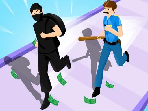 Cop Run 3d game thumbnail image