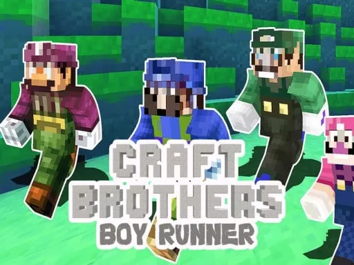 Craft Bros Boy Runner - game thumbnail image