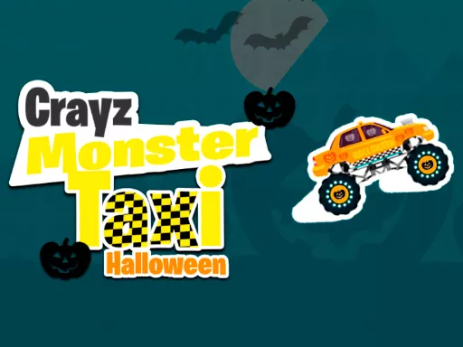 Crayz Monster Taxi Halloween - game thumbnail image