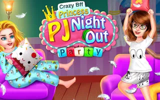 Crazy BFF Princess PJ Night Out Party - game thumbnail image