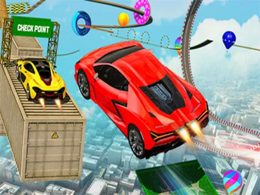 Crazy Car Stunt Descent GT game thumbnail image