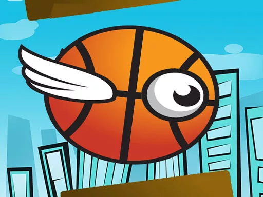 Crazy Flying Basketball - game thumbnail image