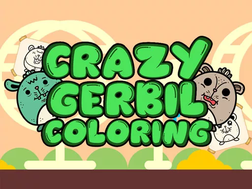 Crazy Gerbil Coloring - game thumbnail image
