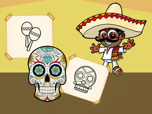 Crazy Mexican Coloring Book - game thumbnail image