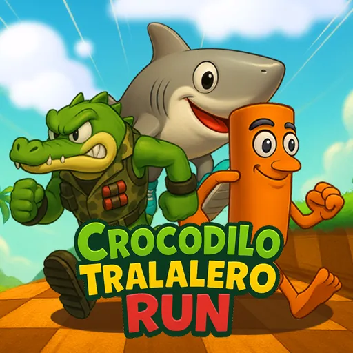 Crocodilo Tralalero Run game thumbnail image