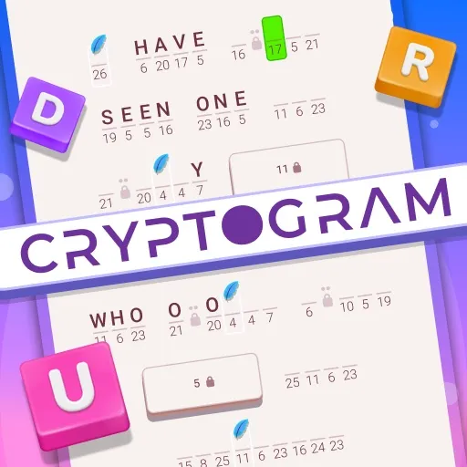 Cryptogram: Word Brain Puzzle game thumbnail image