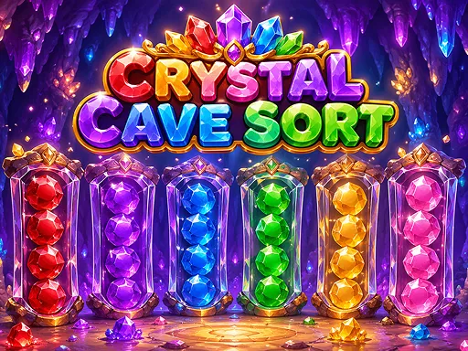 Crystal Cave Sort - game thumbnail image