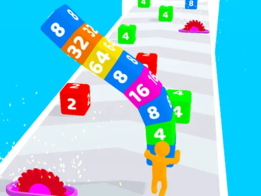 Cube Stack 2048 game thumbnail image