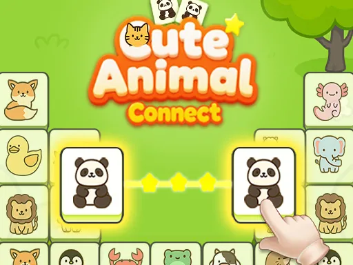 Cute Animal Connect - game thumbnail image
