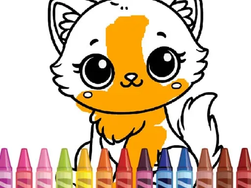 Cute Animals Coloring   Adorable Fun for Kids game thumbnail image