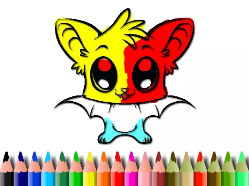 Cute Bat Coloring Book - game thumbnail image