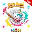 Cute Boba Coloring Book for Kids game thumbnail image
