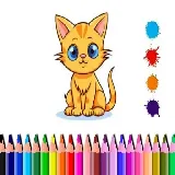 Cute Cat Coloring Book