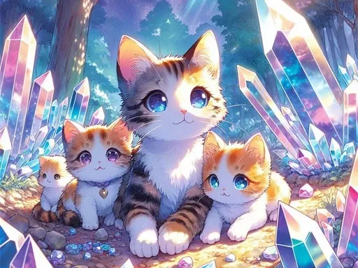 Cute cat's adventures - game thumbnail image