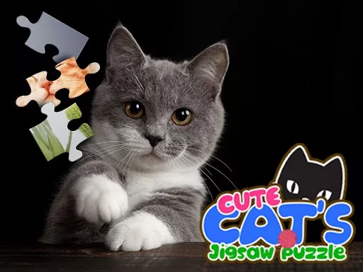 CUTE CATS JIGSAW PUZZLE - game thumbnail image