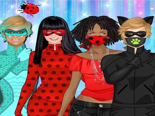 Cute dress up for a ladybug - game thumbnail image