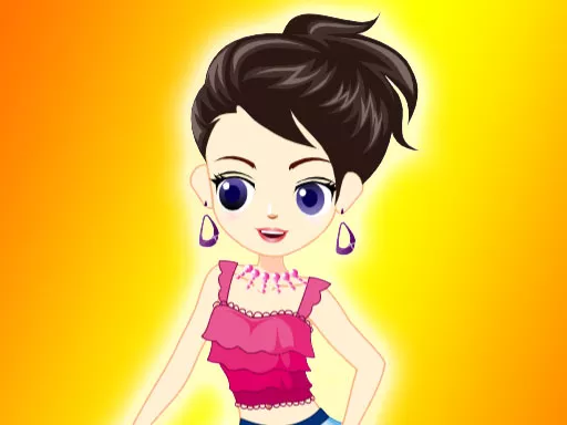 Cute Girl Dress Up - game thumbnail image