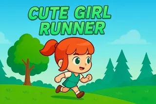 Cute Girl Runner - game thumbnail image