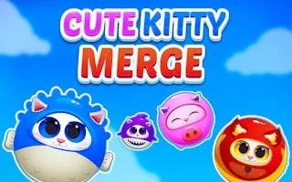 Cute Kitty Merge - game thumbnail image