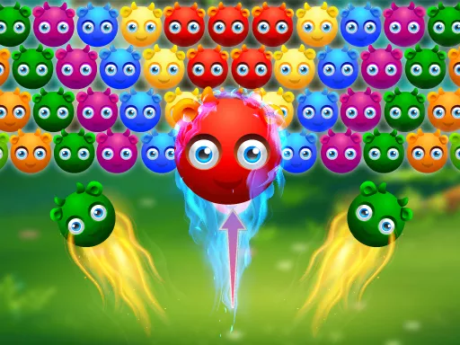 Cute Monster Bubble Shooter - game thumbnail image