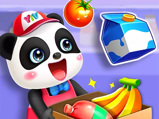 Cute Panda Supermarket - game thumbnail image