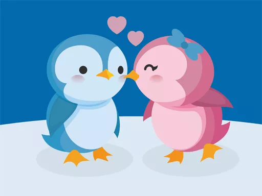 Cute Penguin Puzzle - game thumbnail image