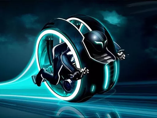 Cyber Tron biker - game thumbnail image
